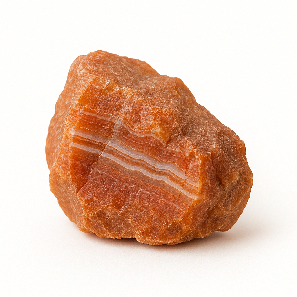 Bracelet Cornaline Rubanée