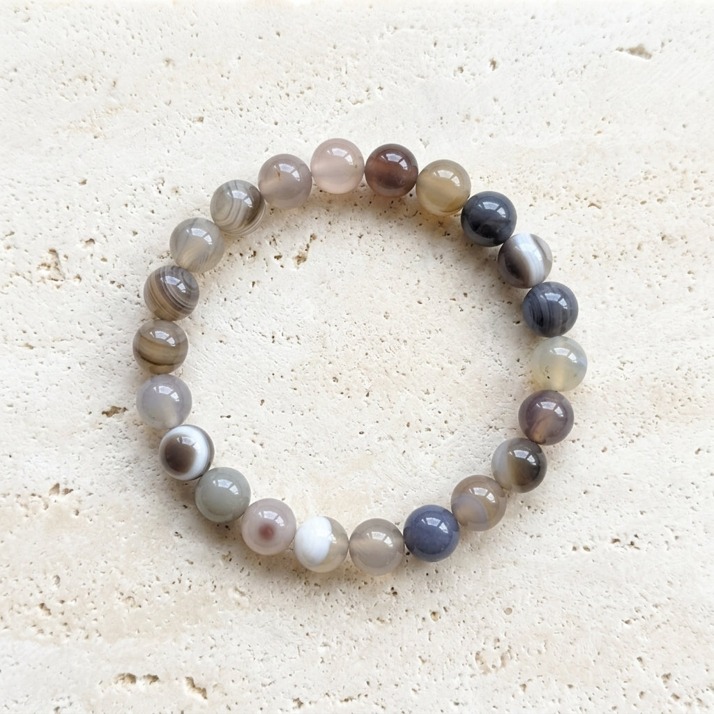 Bracelet Agate Bostwana 'AA'