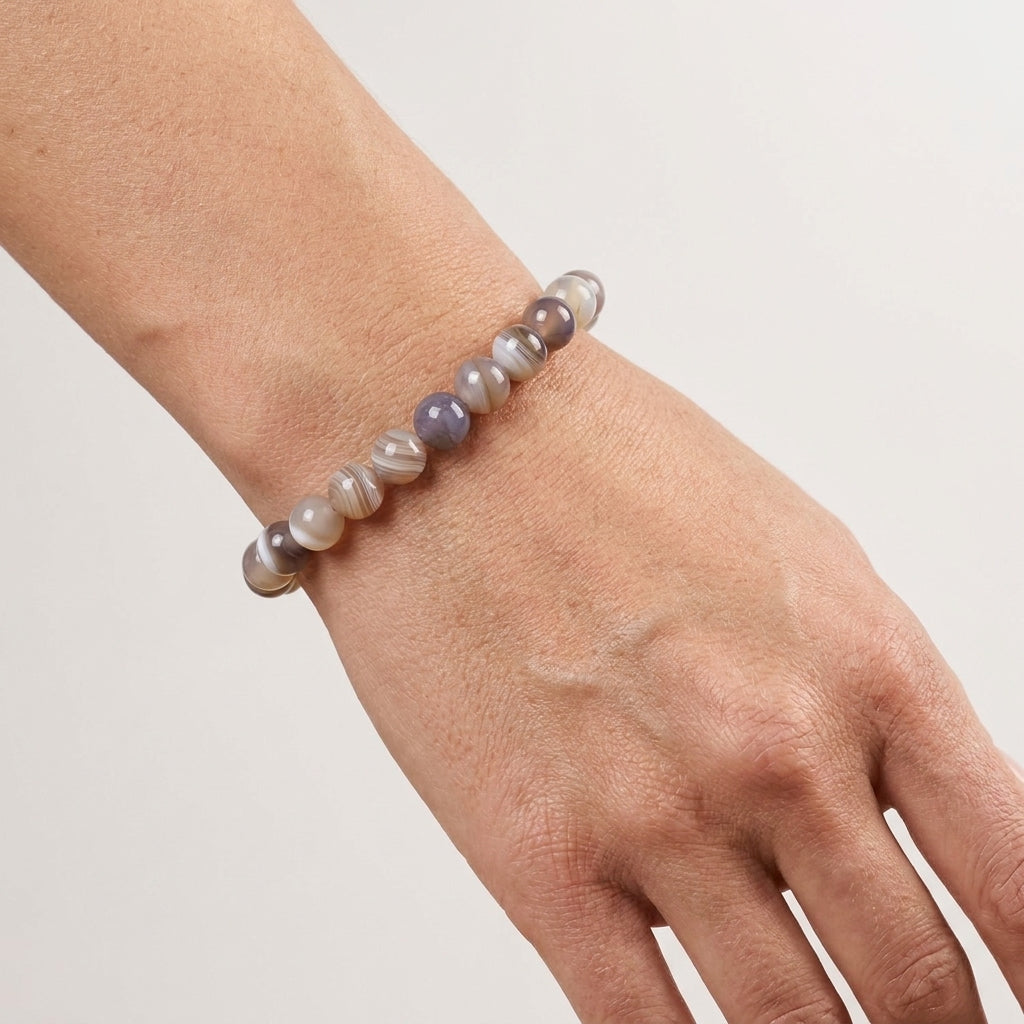 Bracelet Agate Bostwana 'AA'