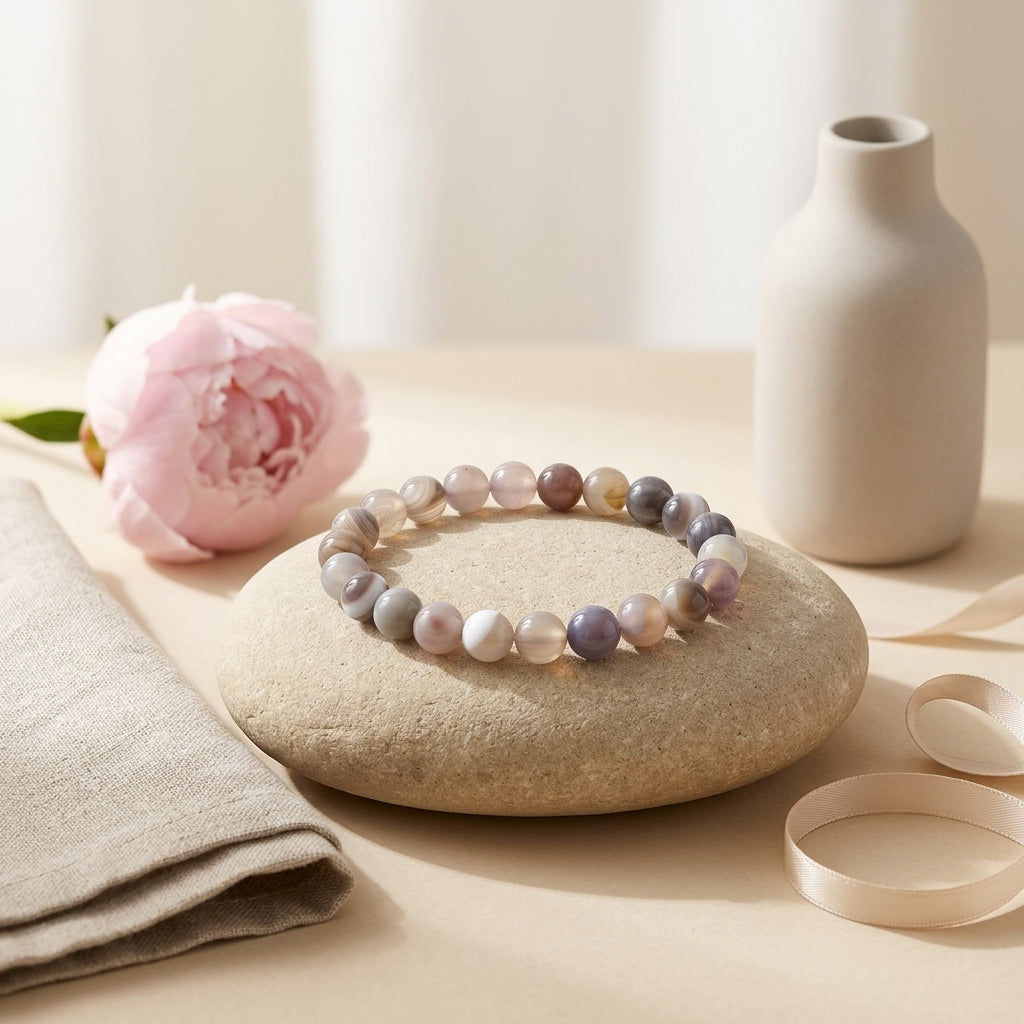 Bracelet Agate Bostwana 'AA'