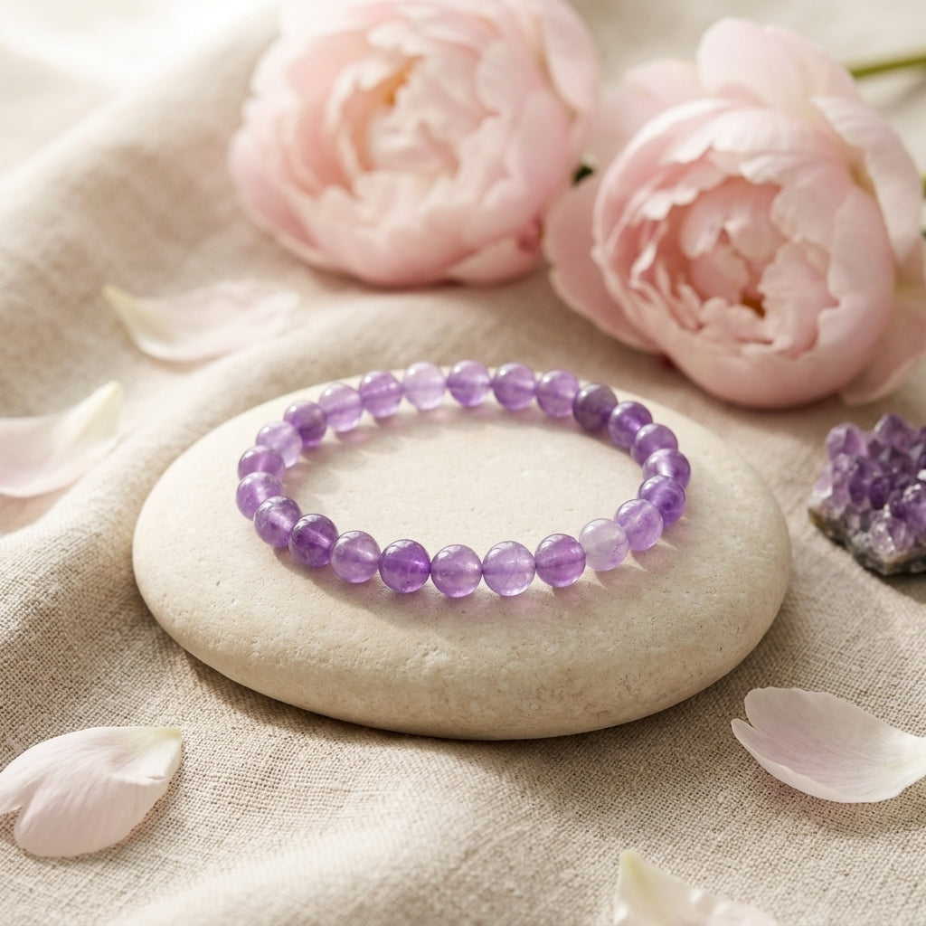 Bracelet Améthyste Clair