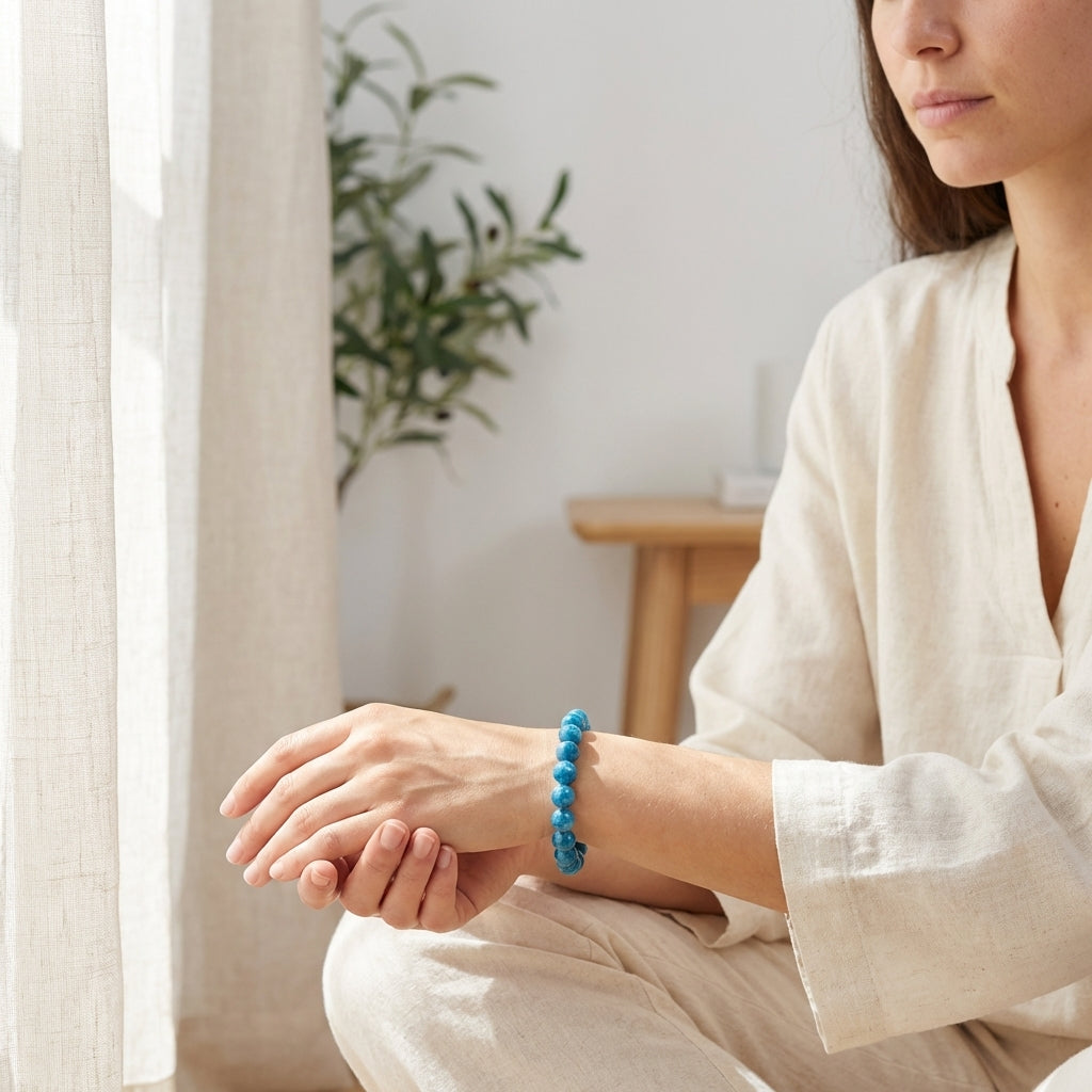 Bracelet Apatite 'AAA'