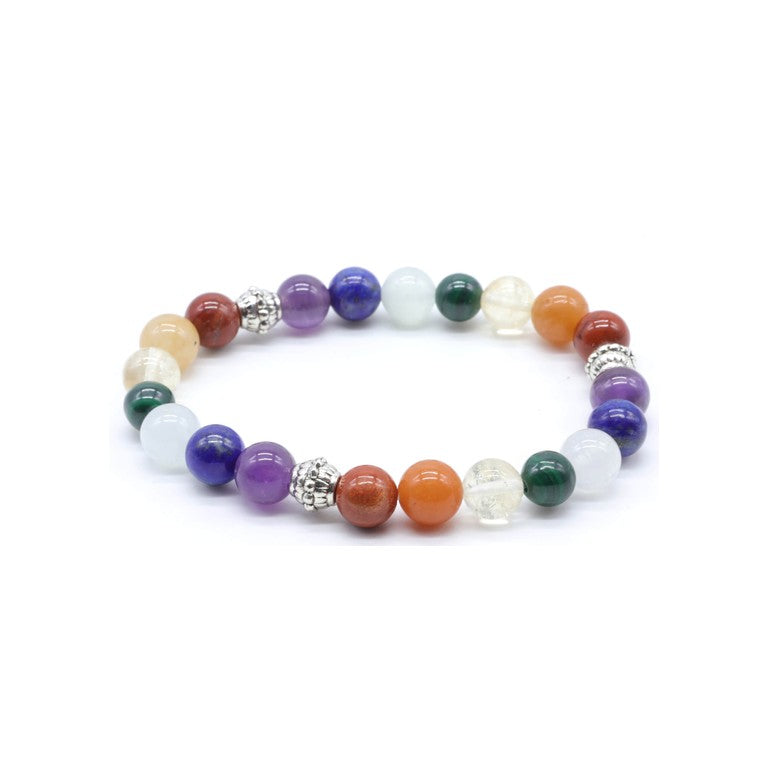 Bracelet 7 Chakras Alterné