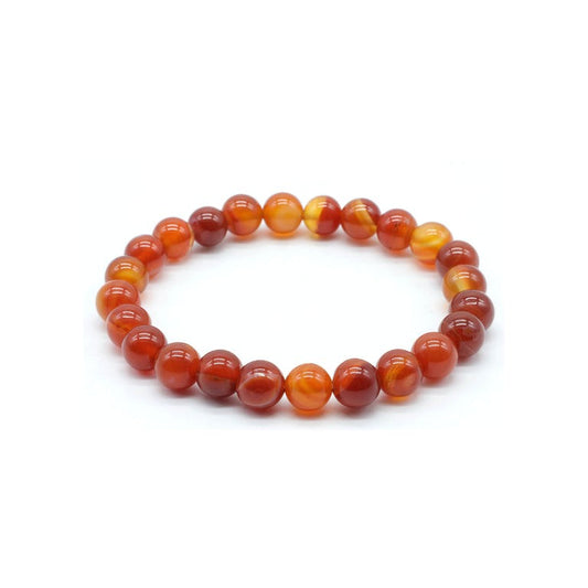 Bracelet Cornaline Rubanée