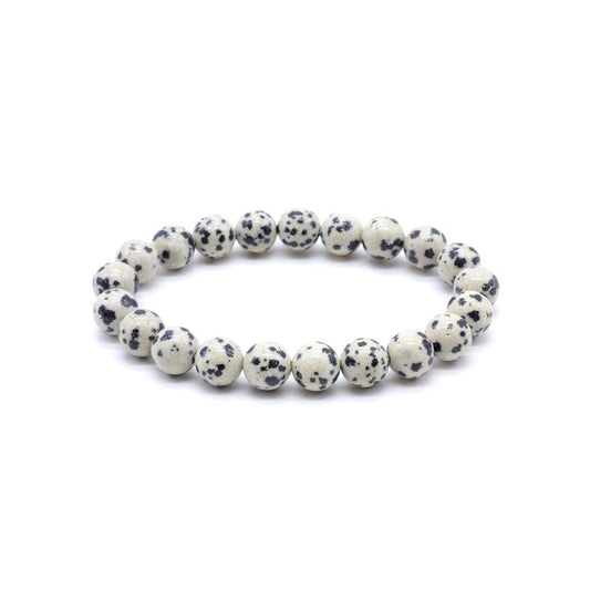 Bracelet Jaspe Dalmatien