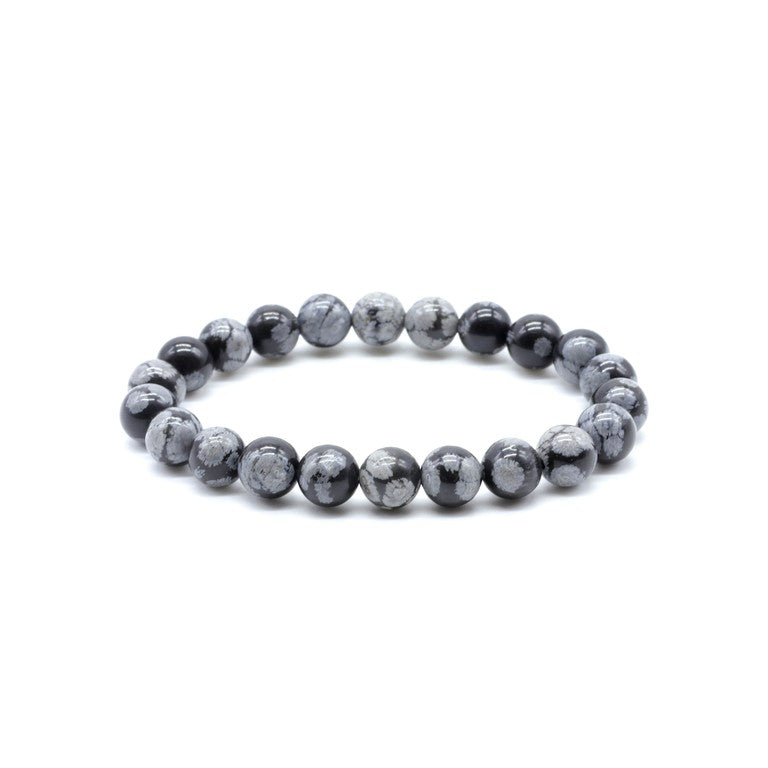 Bracelet Obsidienne Neige