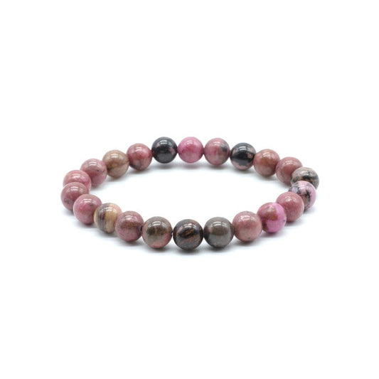 Bracelet Rhodonite 'Black Line'