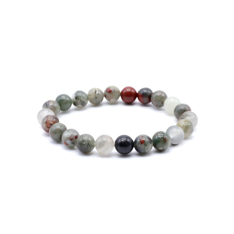 Bracelet Jaspe Héliotrope Africaine